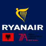 Ryanair base in Tirana